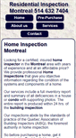 Mobile Screenshot of homeinspectormontreal.com